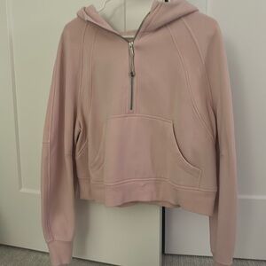 Women’s Lululemon scuba hoodie, light pink